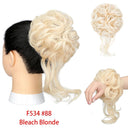 Messy Curly Chignon Bun Wig Stylish Hairpiece for Women