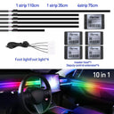 Streamer Car Ambient Lights Customizable RGB LED Symphony