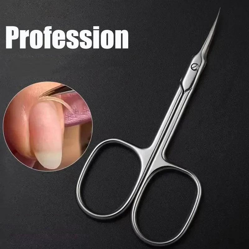 1pc Cuticle Scissors Nail Cuticle Clippers Trimmer Dead Skin Remover Stainless Steel Professional Nail Art Tools Cuticule Cutter  ourlum.com   