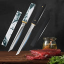 Versatile Stainless Steel Kitchen Knife for Slicing and Chopping