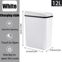 Bathroom Touchless Trash 12L Motion Sensor Trash Can