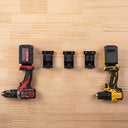 Compact Tool Mount for Dewalt & Milwaukee Batteries Holder