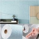 3D Wallpaper: Self-Adhesive Home Decor for Stylish Spaces  ourlum.com white-blue 50X1000cm 