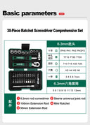 SATA 38 In 1 Tool Set Portable Ratchet Wrench Screwdriver