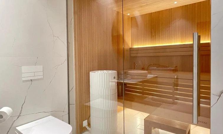 Luxurious Home Sauna and Beauty Salon Oasis - Organic Materials, 24-Month Warranty  ourlum.com   