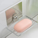 Stainless Steel Bathroom Soap Rack Wall Hanging Drain Shelf