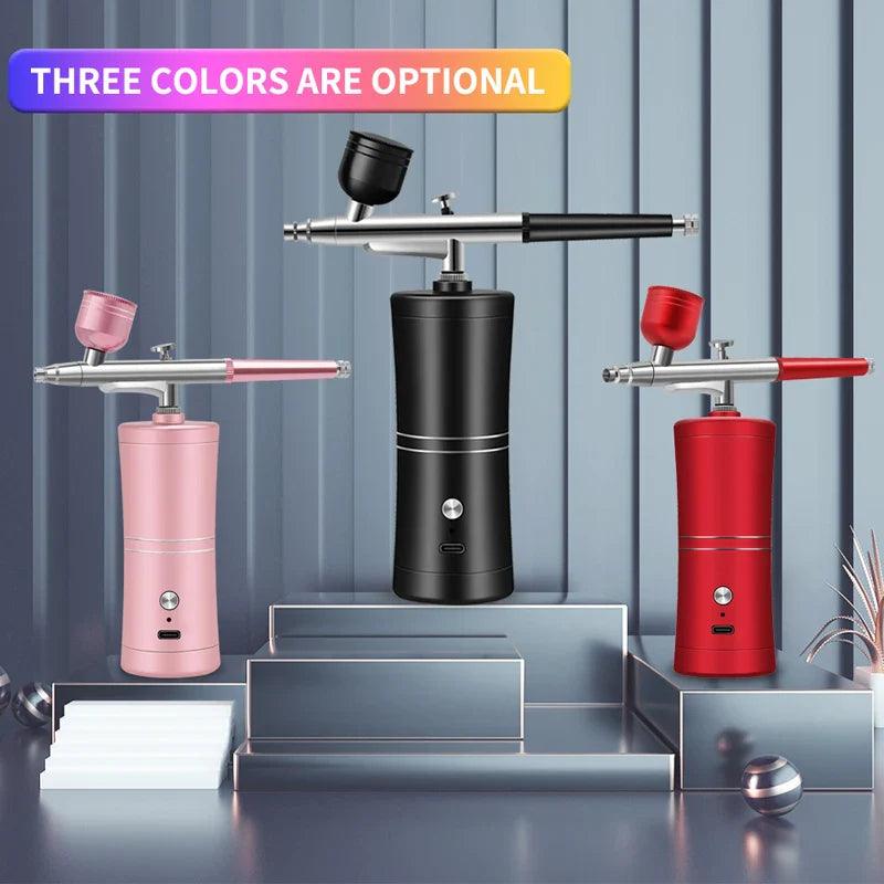 Portable Wireless Airbrush Kit: Professional Spray Gun for Artistry  ourlum.com   