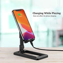 Foldable Phone Stand: Adjustable Holder for Tablets & Smartphones - Hands-Free Viewing & Ergonomic Design  ourlum.com   