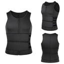 Men's Sauna Sweat Vest with Double Belt Ultimate Shapewear