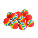 Rainbow EVA Ball Toy for Cats and Dogs 3-in-1 Fun