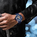 Stylish Stainless Steel Men's Watch with Quartz Movement - Waterproof Sports Chronograph Timepiece for Him by OurLum  OurLum.com   