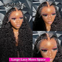 34-Inch Curly HD Lace Frontal Wig - 250% Density Human Hair