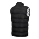 New 9 Places Heated Vest Men Women Usb Heated Jacket Black