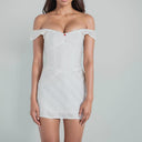 Highlife Pure Desire White Lace Off-Shoulder Dress