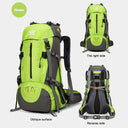 50L Hiking Backpack Waterproof Camping Pack with Shoe Compartment