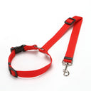 Adjustable Nylon Dog Harness & Car Seat Belt Set: Enhance Safety & Comfort  ourlum.com CWQY-11-Red  