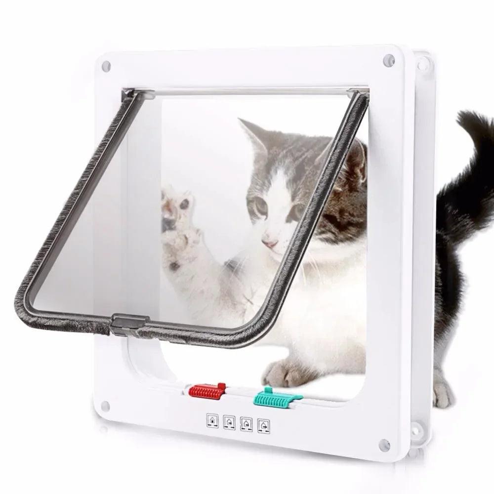 Dog Cat Flap Door: Secure Access Control for Pets  ourlum.com   