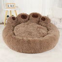 Fluffy Dog Bed: Soft and Cozy Pet Sleep Haven for Dogs