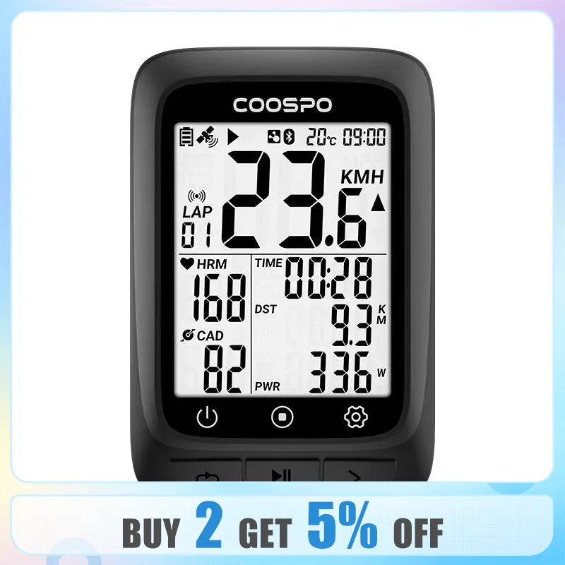 COOSPO BC107 GPS Bike Computer: Enhanced Cycling Performance  ourlum.com   