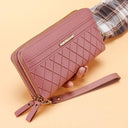 Long Wallet with Tassel Coin Holder Stylish Multilayer Moneyclip