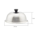 Universal Stainless Steel Burger Cover Dome for Cooking