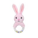 Baby Sensory Hanging Rattles Plush Animals Teether Toy for Babies  ourlum.com Pink rabbit 314  