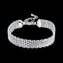 Sterling Silver Chain Bracelet Elegant Party Wedding Gift