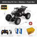 ZWN Off-Road 4WD RC Car With LED Lights - Ultimate Remote Control Truck  ourlum.com 20CM Black 2B Alloy  