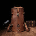 Luufan Unique Design Leather Backpack For Men Vintage