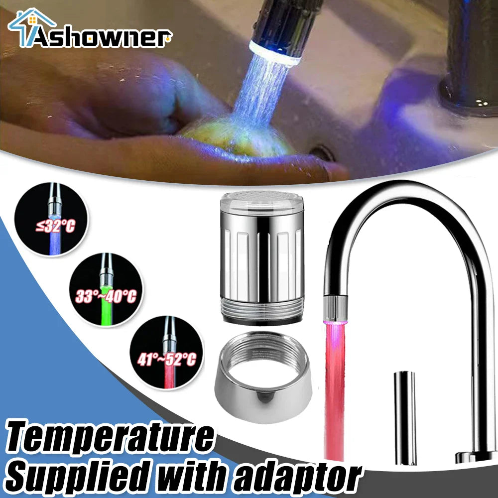 LED Color Changing Water Faucet Light: Transform Your Stream with Magic  ourlum.com   