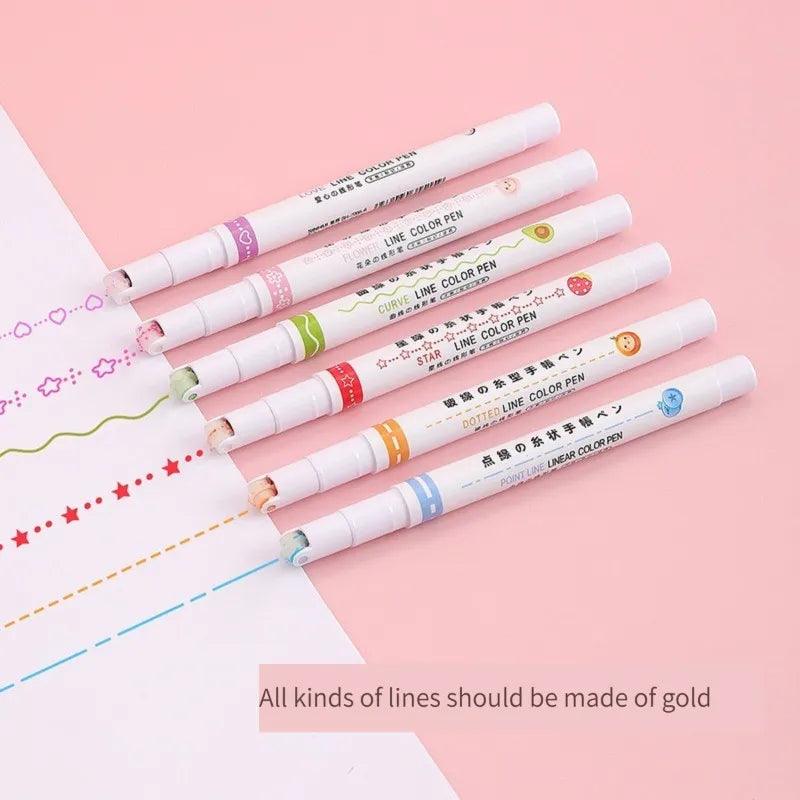 Floral Fantasy Highlighter Pens Set for Writing, Journaling, and Drawing  ourlum.com   