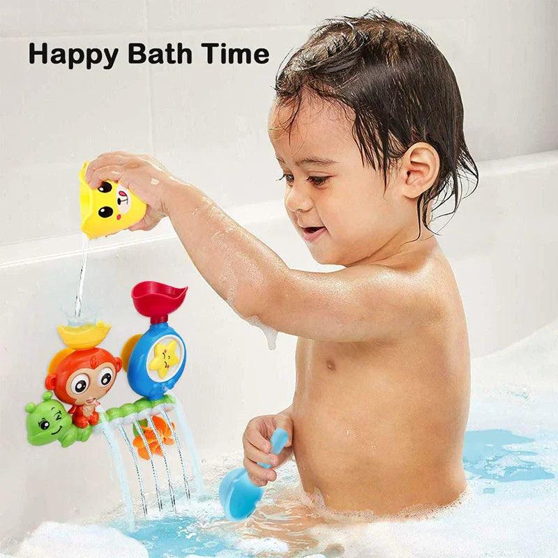 Monkey Caterpillar Bath Toy: Interactive Water Games for Kids Birthday Fun  ourlum.com   