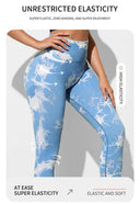 Seamless High Waist Tie Dye Leggings for Women Fitness Wear