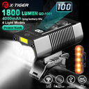 X-Tiger Bike Light Headlight Bicycle Lamp With Power Bank