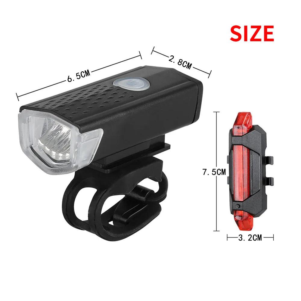 USB Rechargeable LED Bike Light Set - Long Battery Life & Multiple Modes  ourlum.com   