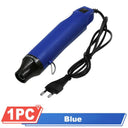 Hot Air Gun Electric Power Heat Blower for DIY Crafts & Shrink Tubing  ourlum.com Blue  