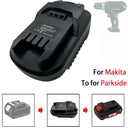 Universal Battery Adapter for Parkside Tools Compatible with Makita Dewalt Milwaukee Bosch