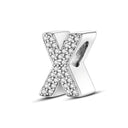 Hot Sale Silver Plated Color Letter Charm Beads for Women