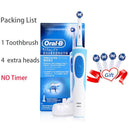 Rotating Whitening Electric Toothbrush: Deep Clean Rechargeable