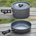 Lightweight Portable Camping Cookware Set for 1-5 People