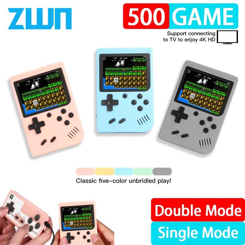 Retro Handheld Game Console: Portable Fun with 500 Classic Games  ourlum.com   