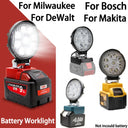 Makita & Dewalt Compatible 27W LED Work Light Flashlight