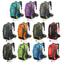 40L Water Resistant Travel Backpack For Camping Hiking