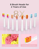 Fairywill FW-507 Sonic Toothbrush Set 5 Modes 10 Heads