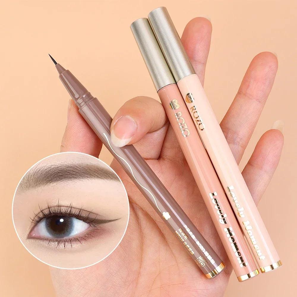 Diamond Glitter Champagne Eyeliner: Vibrant, Waterproof Makeup Pen