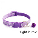 Colorful Cartoon Pet Collar with Bell - Adjustable Safety Necklace  ourlum.com g  