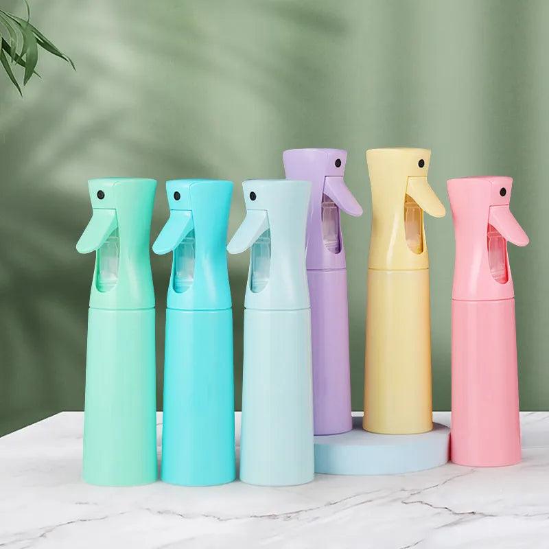 Continuous Fine Mist Spray Bottle: Easy Refill, Light Trigger, Leak-Proof, Multi-Purpose