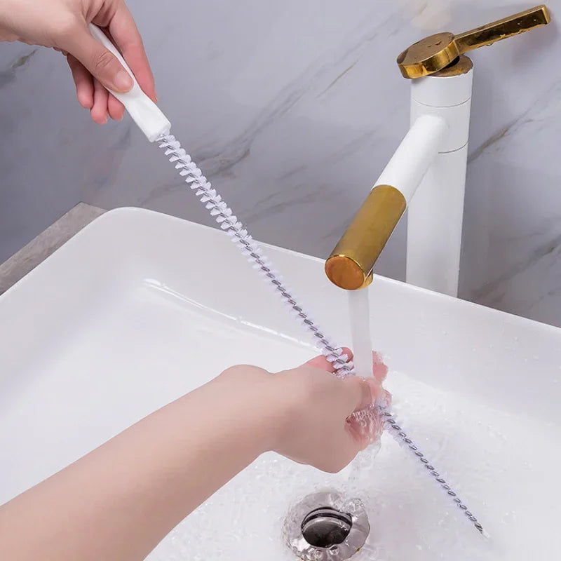 Home Kitchen Hair Cleaning Drain Cleaner Water Pipe Unclogger Washbasin Drain Clog Remover Unblocking Tools to Sewer Plunger