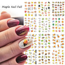 Winter Hedgehog Nail Art Stickers for Charming Nails