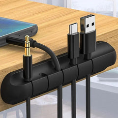 Flexible Cable Organizer: Effortless Cable Management Solution for a Neat Workspace